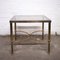 Vintage French Coffee Table in Brass and Glass, 1960s 4