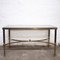 Vintage French Rectangular Coffee Table in Brass and Glass, 1960s, Image 4