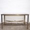 Vintage French Rectangular Coffee Table in Brass and Glass, 1960s, Image 8