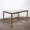 Vintage French Rectangular Coffee Table in Brass and Glass, 1960s 7