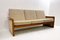 Mid-Century Teck and Beige Wool Cushions Sofa from Dyrlund, 1960s 4