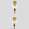 Large Hand Blown Glass Leaf Wall Lights by Carlo Fuga, 1990s, Set of 2 2