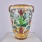 Enamelled Terracotta Vase with Floral Motifs 1