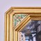 Specchio vintage in legno dorato, Immagine 2