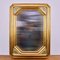 Espejo vintage de madera dorada, Imagen 1