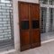 Solid Walnut Frameless Double Door, Italy, Early 1800s 3