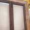 Two-Leaf Door with Solid Fir Wood Frame & Frosted Striped Glass, Italy 8