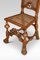Antique Walnut High Back Chair, 1890s, Image 4