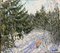 Georgij Moroz, Fox in the Snow, 2006, Oil Painting 1