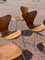 Danish Dining Chairs by Arne Jacobsen for Fritz Hansen, 1960s, Set of 6 5