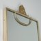 Italian Brass Wall Mirror, 1950s, Image 6