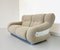 Modernes Italienisches Mid-Century Sofa aus beigefarbenem Boucle Stoff, 1960er 5