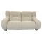 Modernes Italienisches Mid-Century Sofa aus beigefarbenem Boucle Stoff, 1960er 1