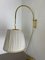 Verstellbare italienische Wandlampe aus Messing, 1960er 4