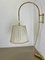 Lámpara de pared italiana ajustable de latón, años 60, Imagen 3