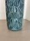 Vintage Turquoise Vase in Fat Lava from Scheurich, 1970s 13