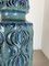 Vase Vintage Turquoise en Fat Lava de Scheurich, 1970s 10