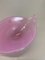 Cuenco italiano grande de cristal de Murano opalino rosa, años 70, Imagen 14
