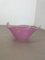 Large Italian Shell Bowl in Pink Opaline Murano Glass, 1970s, Image 2