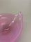 Large Italian Shell Bowl in Pink Opaline Murano Glass, 1970s 13