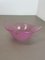 Grand Bol Coquillage en Verre de Murano Opalin Rose, Italie, 1970s 3