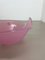 Large Italian Shell Bowl in Pink Opaline Murano Glass, 1970s, Image 12