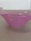 Large Italian Shell Bowl in Pink Opaline Murano Glass, 1970s 10