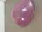 Cuenco italiano grande de cristal de Murano opalino rosa, años 70, Imagen 17