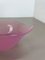 Large Italian Shell Bowl in Pink Opaline Murano Glass, 1970s 9