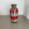 Grand Vase Fat Lava en Poterie Lora Zig Zag par Scheurich, 1970s 3