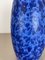 Large Pottery Fat Lava Blue Floor Vase from Scheurich, 1970s 8