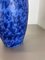 Large Pottery Fat Lava Blue Floor Vase from Scheurich, 1970s 10