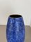 Grand Vase Fat Lava Bleu en Poterie de Scheurich, 1970s 5