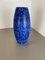 Grand Vase Fat Lava Bleu en Poterie de Scheurich, 1970s 3