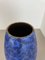 Large Pottery Fat Lava Blue Floor Vase from Scheurich, 1970s 13