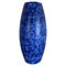 Große Fat Lava Blaue Bodenvase aus Keramik von Scheurich, 1970er 1