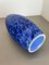 Large Pottery Fat Lava Blue Floor Vase from Scheurich, 1970s, Image 16