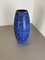 Large Pottery Fat Lava Blue Floor Vase from Scheurich, 1970s, Image 4