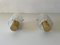 Ice Glass and Brass Sconces from Limburg, Germany, 1960s, Set of 2, Image 9