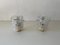 Ice Glass and Brass Sconces from Limburg, Germany, 1960s, Set of 2 3