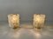 Ice Glass and Brass Sconces from Limburg, Germany, 1960s, Set of 2 4