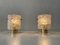 Ice Glass and Brass Sconces from Limburg, Germany, 1960s, Set of 2 2