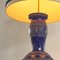 Large Mid-Century French Incised Pottery Table Lamp from Vallauris, 1960s 10