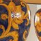 Lámparas de mesa francesas de cerámica pintadas a mano con decoración floral, años 80. Juego de 2, Imagen 5