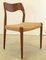 Vintage Model 71 Dining Room Chair by Niels O Möller, 1920s 1