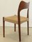 Mid-Century Logster Dining Room Chairs by Arne Hovmand Olsen for Mogens Kold, Set of 4 7