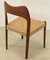 Mid-Century Logster Dining Room Chairs by Arne Hovmand Olsen for Mogens Kold, Set of 4 4