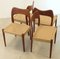 Mid-Century Logster Dining Room Chairs by Arne Hovmand Olsen for Mogens Kold, Set of 4, Image 2