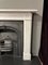 English Regency Statuary White Marble Fireplace Mantel, 1800s 6