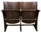 Vintage 2-Seater Cinema Bench from Thonet, 1950s 1